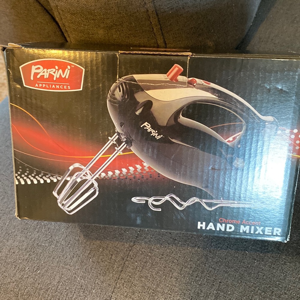 Parini Chrome Accent Hand Mixer